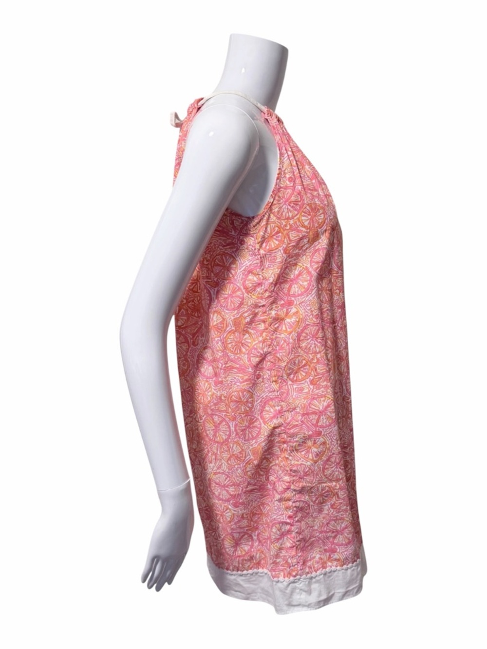 Lilly Pulitzer Halter Shift Dress Size Girls 14 Ten Speed 100 Cotton - Picture 2 of 7